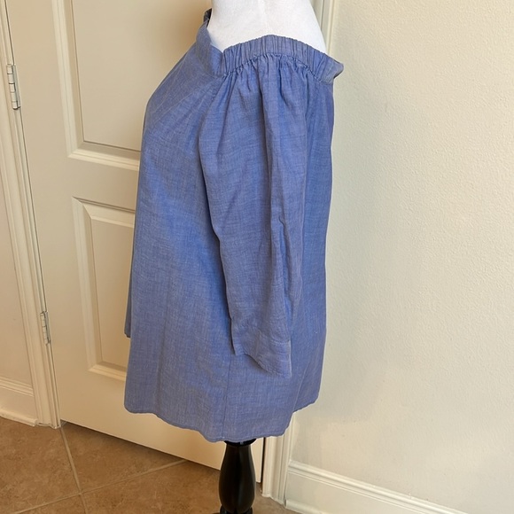 Theory periwinkle top - Picture 2 of 10